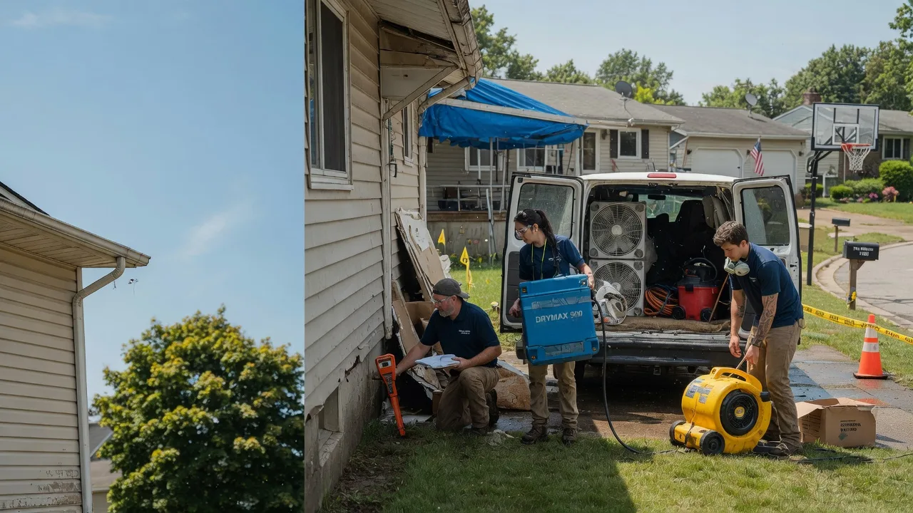 Ceiling Leak Cleanup in Lorain, OH near me