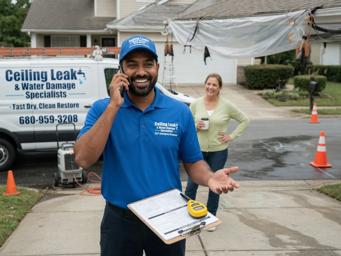 Ceiling Leak Cleanup Lorain, OH FAQs